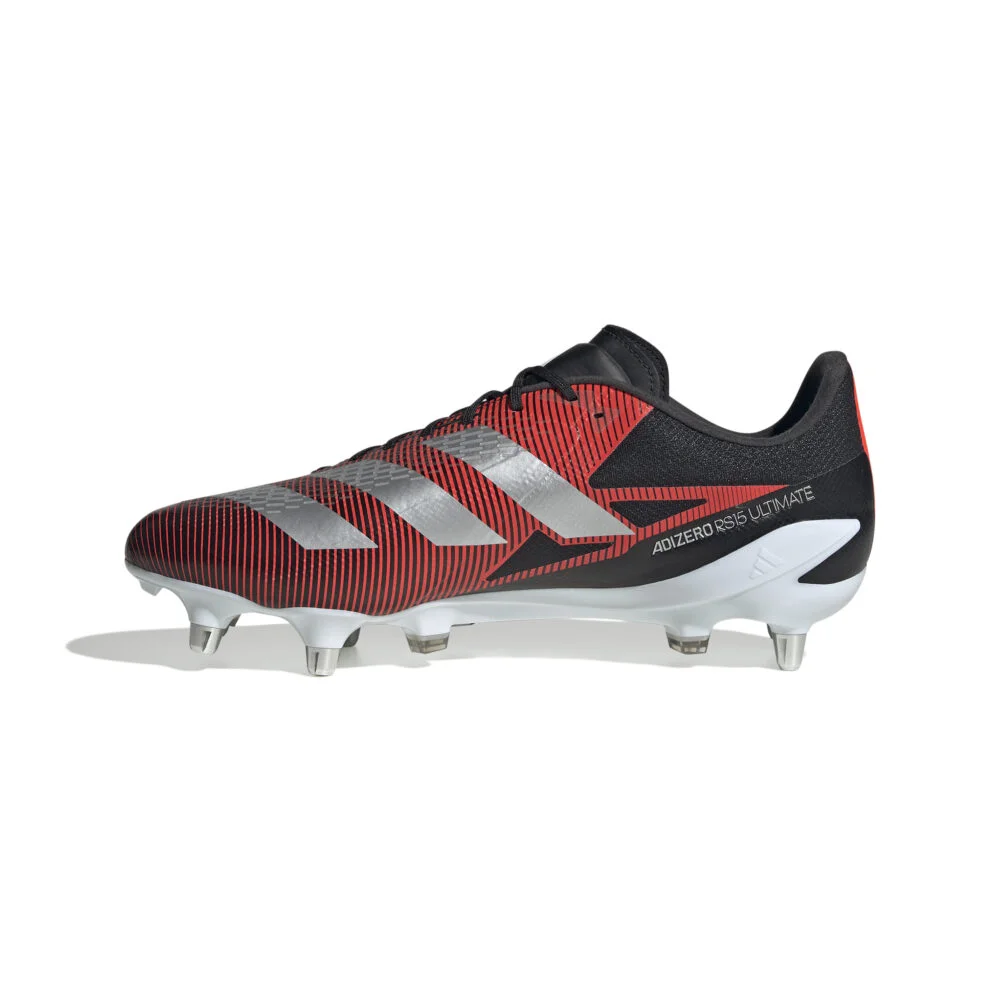 Crampons Adizero RS15 Ultimate Noir et rouge – Image 5