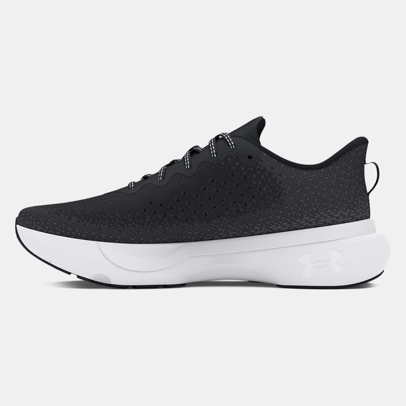 Chaussure de running Under Armour UA Infinite pour homme Noir et blanc – Image 3