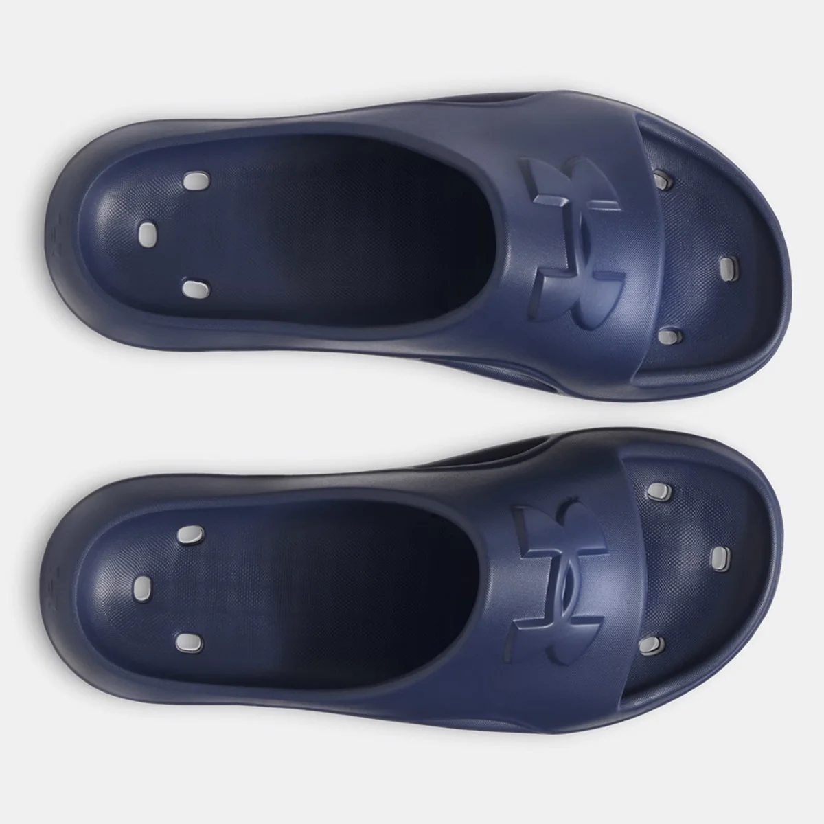 Claquettes bleu marine UA Locker V pour homme – Image 4