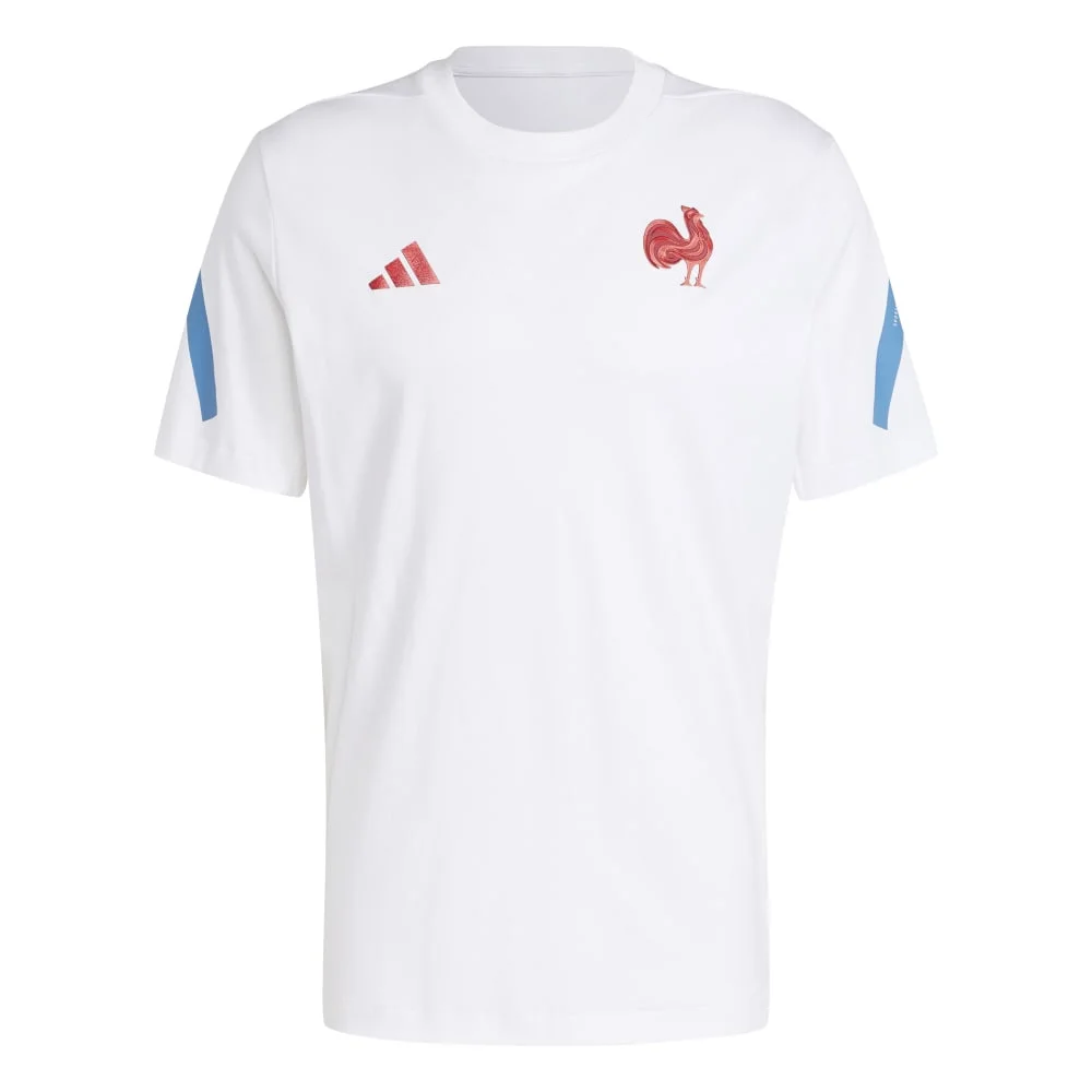 T-shirt Adidas Équipe de France Blanc