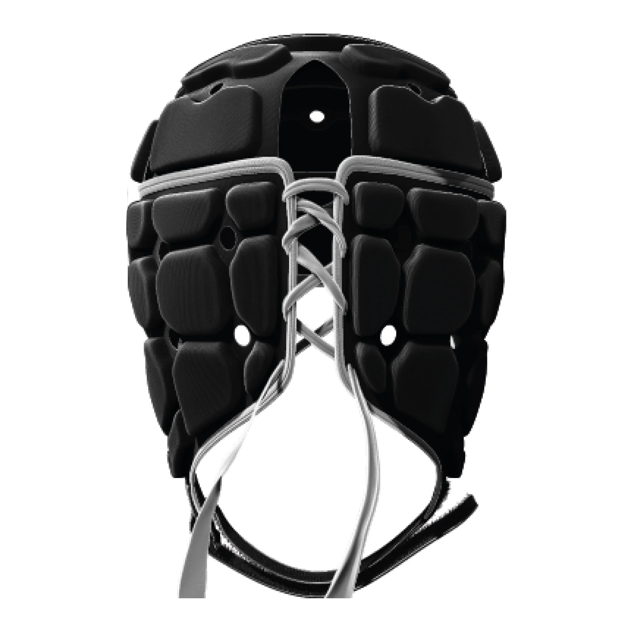 Casque de rugby Impact pour adulte Noir uni – Image 2